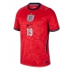 Billige Fotballdrakt England Ollie Watkins #19 Replika Bortedrakt VM 2026 Kortermet Billige Fotballdrakt England Ollie Watkins #19 Replika Bortedrakt VM 2026 Kortermet